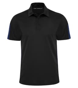 DISCONTINUED COAL HARBOUR® EVERYDAY COLOUR SLICE POLO in Black/Royal
