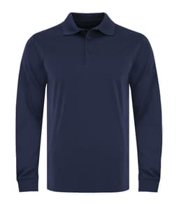 COAL HARBOUR® SNAG RESISTANT LONG SLEEVE POLO in True Navy