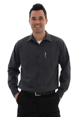 INDUSTRIAL L/SLEEVE WORK SHIRT view 1