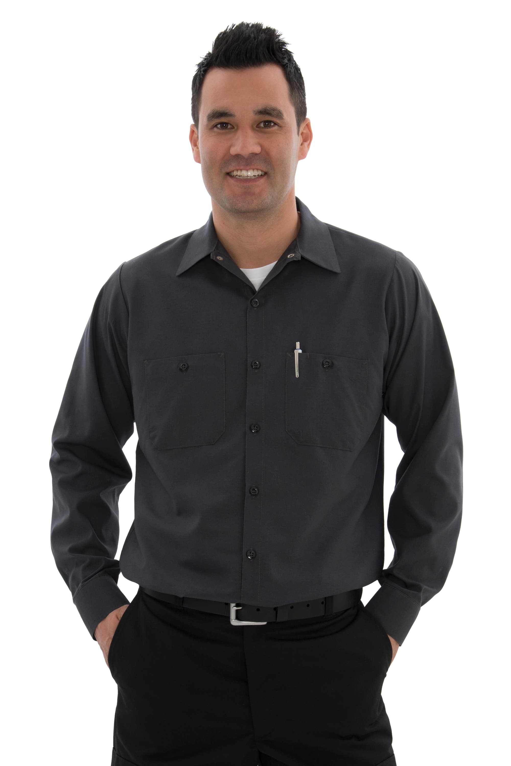 INDUSTRIAL L/SLEEVE WORK SHIRT