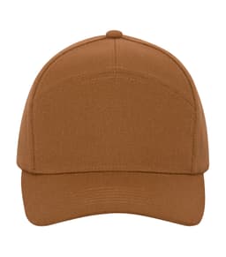 ATC WeRK™ CANVAS 7-PANEL SNAPBACK CAP in Caramel