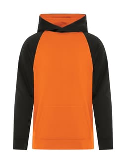 ATC™ GAME DAY™ FLEECE TWO TONE YOUTH HOODIE in Deep Orange/Black