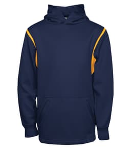 ATC™ PTECH® FLEECE VarCITY YOUTH HOODIE in True Navy/Gold