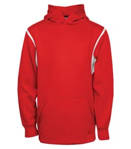 ATC™ PTECH® FLEECE VarCITY YOUTH HOODIE in True Red/White