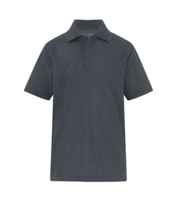 COAL HARBOUR&reg; EVERYDAY SNAG RESISTANT YOUTH POLO in Iron Grey