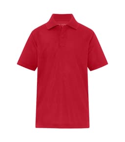 COAL HARBOUR&reg; EVERYDAY SNAG RESISTANT YOUTH POLO in Red