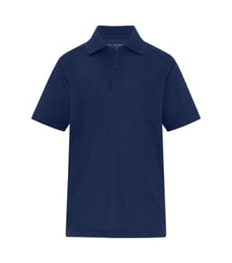 COAL HARBOUR&reg; EVERYDAY SNAG RESISTANT YOUTH POLO in True Navy