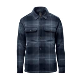 Stormtech Men's Highland Sherpa Lined Plaid Jacket view 1