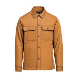 Stormtech Men’s Oxide Sherpa Lined Canvas Jacket in CAMEL