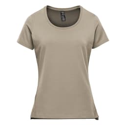 Stormtech Women's Montebello Performance Short Sleeve Tee in TAUPE