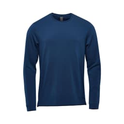 Stormtech Men's Montebello Performance Long Sleeve Tee in INDIGO