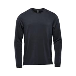 Stormtech Men's Montebello Performance Long Sleeve Tee in CHARCOAL HEATHER