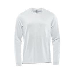 Stormtech Men's Montebello Performance Long Sleeve Tee in WHITE
