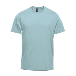 Stormtech Men's Equinox Short Sleeve Tee in ICE BLUE HEATHER