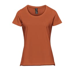 Stormtech Women's Equinox Short Sleeve Tee in RUST HEATHER