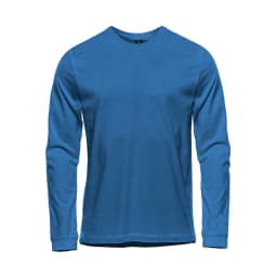 Stormtech Men's Equinox Long Sleeve Tee in STEEL BLUE