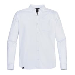 Stormtech Men's Lexington Chambray Shirt in WHITE