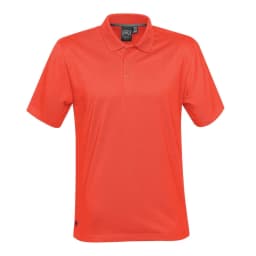 Stormtech Men's Oasis Liquid Cotton Polo in HOT RED