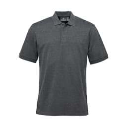 Stormtech Men's Nantucket Stretch Pique Polo in CHARCOAL HEATHER