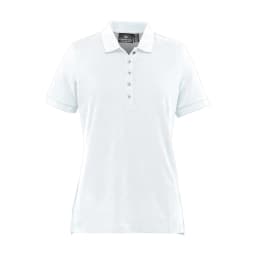 Stormtech Women's Nantucket Stretch Pique Polo in WHITE