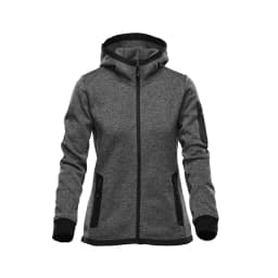 Stormtech Women's Juneau Knit Hoody in GRAPHITE