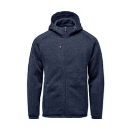 Stormtech Men's Avalante Full Zip Fleece Hoody in NAVY HEATHER