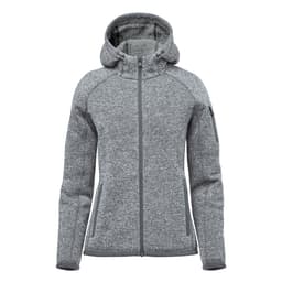 Stormtech Women's Avalante Full Zip Fleece Hoody in GRANITE HEATHER