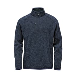 Stormtech Men's Avalante 1/4 Zip Pullover in NAVY HEATHER