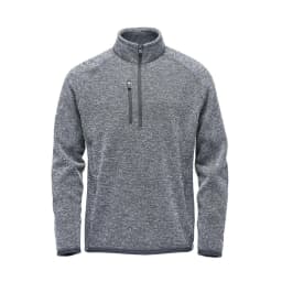 Stormtech Men's Avalante 1/4 Zip Pullover in GRANITE HEATHER