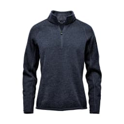 Stormtech Women's Avalante 1/4 Zip Pullover in NAVY HEATHER