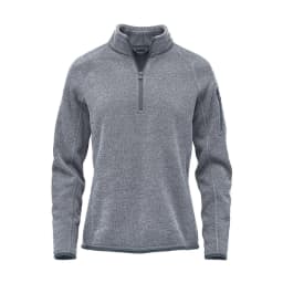 Stormtech Women's Avalante 1/4 Zip Pullover in GRANITE HEATHER
