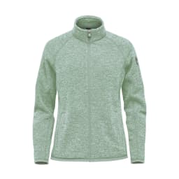 Stormtech Women's Avalante Full Zip Fleece Jacket in ICE BLUE HEATHER
