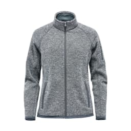 Stormtech Women's Avalante Full Zip Fleece Jacket in GRANITE HEATHER