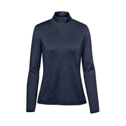 Stormtech Women's Volante H2X-DRY 1/4 Zip Pullover in MIDNIGHT HEATHER