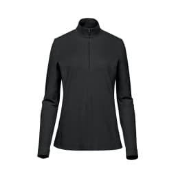 Stormtech Women's Sonora 1/4 Zip Pullover in BLACK