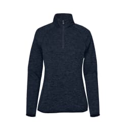 Stormtech Women's Yosemite 1/2 Zip Pullover in NAVY HEATHER