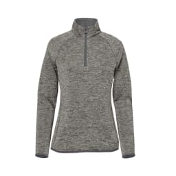 Stormtech Women's Yosemite 1/2 Zip Pullover in GRANITE HEATHER