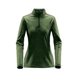 Stormtech Women's Base Thermal 1/4 Zip Pullover in EARTH