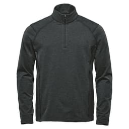 Stormtech Men's Treeline 1/4 Zip Pullover in BLACK HEATHER