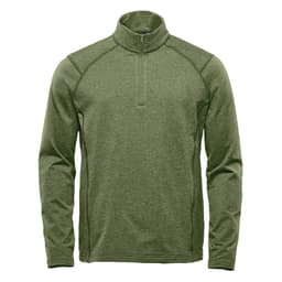 Stormtech Men's Treeline 1/4 Zip Pullover in SAGE GREEN HEATHER