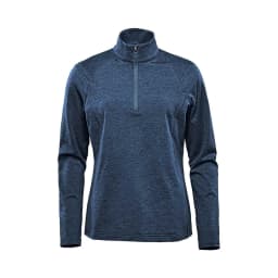 Stormtech Women's Treeline 1/4 Zip Pullover in DARK NAVY HEATHER