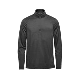 Stormtech Men's Milano 1/4 Zip Pullover in CHARCOAL HEATHER