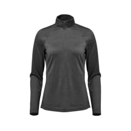 Stormtech Women's Milano 1/4 Zip Pullover in CHARCOAL HEATHER