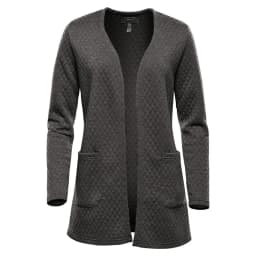 Stormtech Women's Chelsea Open Cardigan in GRAPHITE HEATHER