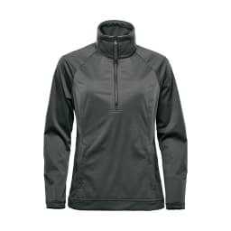 Stormtech Women's Catskill 1/2 Zip Softshell Pullover in DOLPHIN