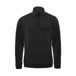 Stormtech Men's Montero 1/4 Zip Pullover in DARK CHARCOAL HEATHER