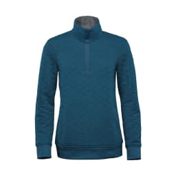 Stormtech Women's Montero 1/4 Zip Pullover in STEEL BLUE