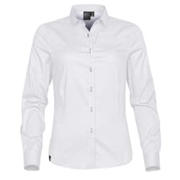 Stormtech Women's Harbour Long Sleeve Shirt in WHITE