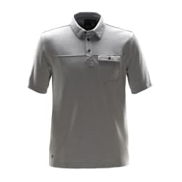 Stormtech Men's Rhodes Performance Polo in COOL SILVER