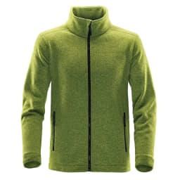 Stormtech Men's Tundra Sweater Fleece Jacket in KIWI HEATHER